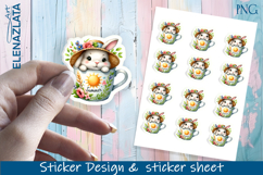 Stickers with cute animals. Children&#039;s stickers. Product Image 1