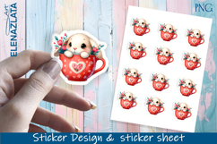 Stickers with cute animals. Children&#039;s stickers. Product Image 1
