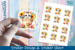 Stickers with cute animals. Children&#039;s stickers. Product Image 1