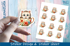 Stickers with cute animals. Children&#039;s stickers. Product Image 1