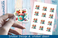 Stickers with cute animals. Children&#039;s stickers. Product Image 1