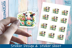 Stickers with cute animals. Children&#039;s stickers. Product Image 1