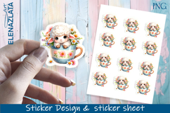 Stickers with cute animals. Children&#039;s stickers. Product Image 1