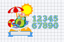 Summer Avocado Topper 3D SVG Product Image 2