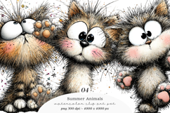 Summer Baby Cats Clipart Product Image 1