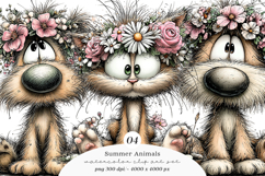 Summer Baby Animals Clipart Product Image 1
