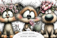 Summer Baby Animals Clipart Product Image 1
