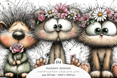 Summer Baby Animals Clipart Product Image 1