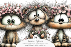 Summer Baby Animals Clipart Product Image 1
