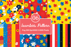 Summer Backgrounds Pineapple Pattern Product Image 1