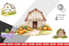 Summer Barn Clipart Product Image 1