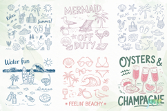 Summer Beach Doodle SVG PNG Sublimation Product Image 3