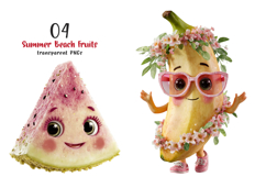 Summer Beach Fruits Png Product Image 1