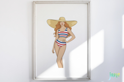 Summer Beach Girls PNG Product Image 5