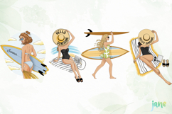 Summer Beach Girls PNG Product Image 1