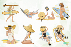 Summer Beach Girls PNG Product Image 3