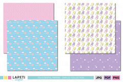 Printable summer beach journal paper for scrapbook layouts and memory keeping