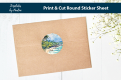 Summer Beach Digital Sticker