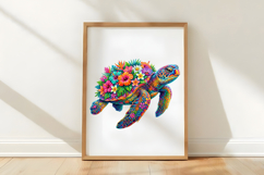 Summer Beach Sea Turtle PNG Product Image 4