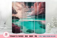 Beach Tumbler Wrap, 20 oz tumbler wrap, Beach png, Summer Tumbler Wrap