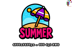 Summer Beach Vacation Summer Design PNG File