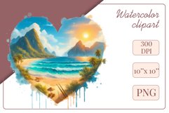 Explore our collection of vibrant watercolor clipart capturing the essence of summer beach relaxation. Perfect for cards, invitations, banners and websites, these designs infuse your projects with freshness, brightness, and joyful vibes.
