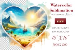 Explore our collection of vibrant watercolor clipart capturing the essence of summer beach relaxation. Perfect for cards, invitations, banners and websites, these designs infuse your projects with freshness, brightness, and joyful vibes.