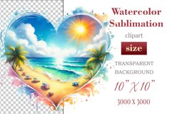 Explore our collection of vibrant watercolor clipart capturing the essence of summer beach relaxation. Perfect for cards, invitations, banners and websites, these designs infuse your projects with freshness, brightness, and joyful vibes.