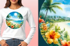 Explore our collection of vibrant watercolor clipart capturing the essence of summer beach relaxation. Perfect for cards, invitations, banners and websites, these designs infuse your projects with freshness, brightness, and joyful vibes.