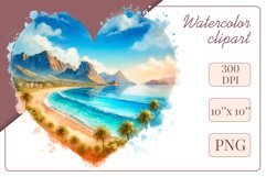 Explore our collection of vibrant watercolor clipart capturing the essence of summer beach relaxation. Perfect for cards, invitations, banners and websites, these designs infuse your projects with freshness, brightness, and joyful vibes.