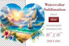 Explore our collection of vibrant watercolor clipart capturing the essence of summer beach relaxation. Perfect for cards, invitations, banners and websites, these designs infuse your projects with freshness, brightness, and joyful vibes.