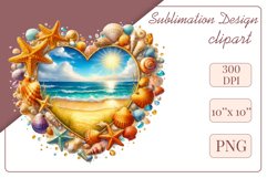 Explore our collection of vibrant watercolor clipart capturing the essence of summer beach relaxation. Perfect for cards, invitations, banners and websites, these designs infuse your projects with freshness, brightness, and joyful vibes.