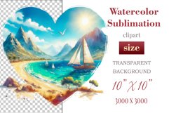 Explore our collection of vibrant watercolor clipart capturing the essence of summer beach relaxation. Perfect for cards, invitations, banners and websites, these designs infuse your projects with freshness, brightness, and joyful vibes.
