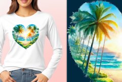 Explore our collection of vibrant watercolor clipart capturing the essence of summer beach relaxation. Perfect for cards, invitations, banners and websites, these designs infuse your projects with freshness, brightness, and joyful vibes.