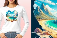Explore our collection of vibrant watercolor clipart capturing the essence of summer beach relaxation. Perfect for cards, invitations, banners and websites, these designs infuse your projects with freshness, brightness, and joyful vibes.