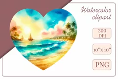 Explore our collection of vibrant watercolor clipart capturing the essence of summer beach relaxation. Perfect for cards, invitations, banners and websites, these designs infuse your projects with freshness, brightness, and joyful vibes.