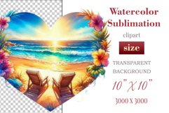 Explore our collection of vibrant watercolor clipart capturing the essence of summer beach relaxation. Perfect for cards, invitations, banners and websites, these designs infuse your projects with freshness, brightness, and joyful vibes.