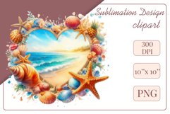 Explore our collection of vibrant watercolor clipart capturing the essence of summer beach relaxation. Perfect for cards, invitations, banners and websites, these designs infuse your projects with freshness, brightness, and joyful vibes.