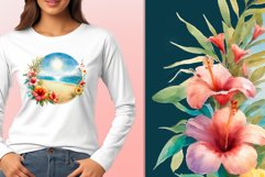 Explore our collection of vibrant watercolor clipart capturing the essence of summer beach relaxation. Perfect for cards, invitations, banners and websites, these designs infuse your projects with freshness, brightness, and joyful vibes.