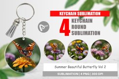 Keychain Summer Beautiful Butterfly Product Image 1