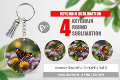 Keychain Summer Beautiful Butterfly Product Image 1