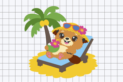 Summer Beaver 3D SVG Product Image 2