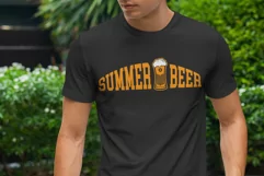 Summer Beer T shirt Design