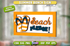 Summer Sign Laser Cut | Summer Vibe | Summer Elements | CNC Product Image 1