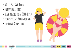 Summer Party Invitation Clipart Pool Birthday Graphics