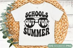 Last Day Of School SVG |Schools Out For Summer | Sublimation Product Image 1