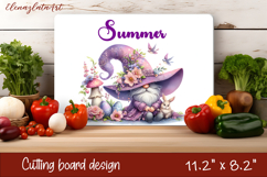 Gnomes honey and bees Cutting Board PNG Product Image 1