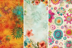 Summer Boho Digital Paper Bundle Product Image 5