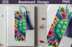 Sea Turtle Tropical Bookmark Design | Ocean Reading Art Product Image 1