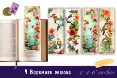 Flowers Bookmark Printable Sublimation PNG Product Image 1